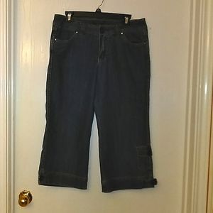 Christopher Blue Capri Jeans